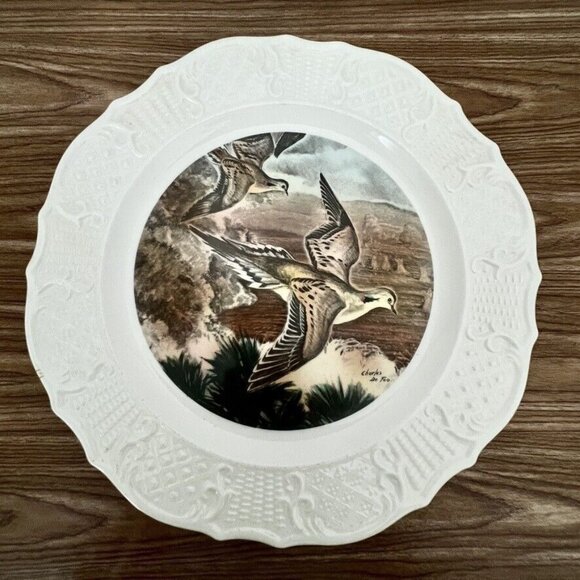 The House of Seagram Decorative Plate by Wm J Schaldach Morning Doves 10" Wildli - Picture 6 of 11